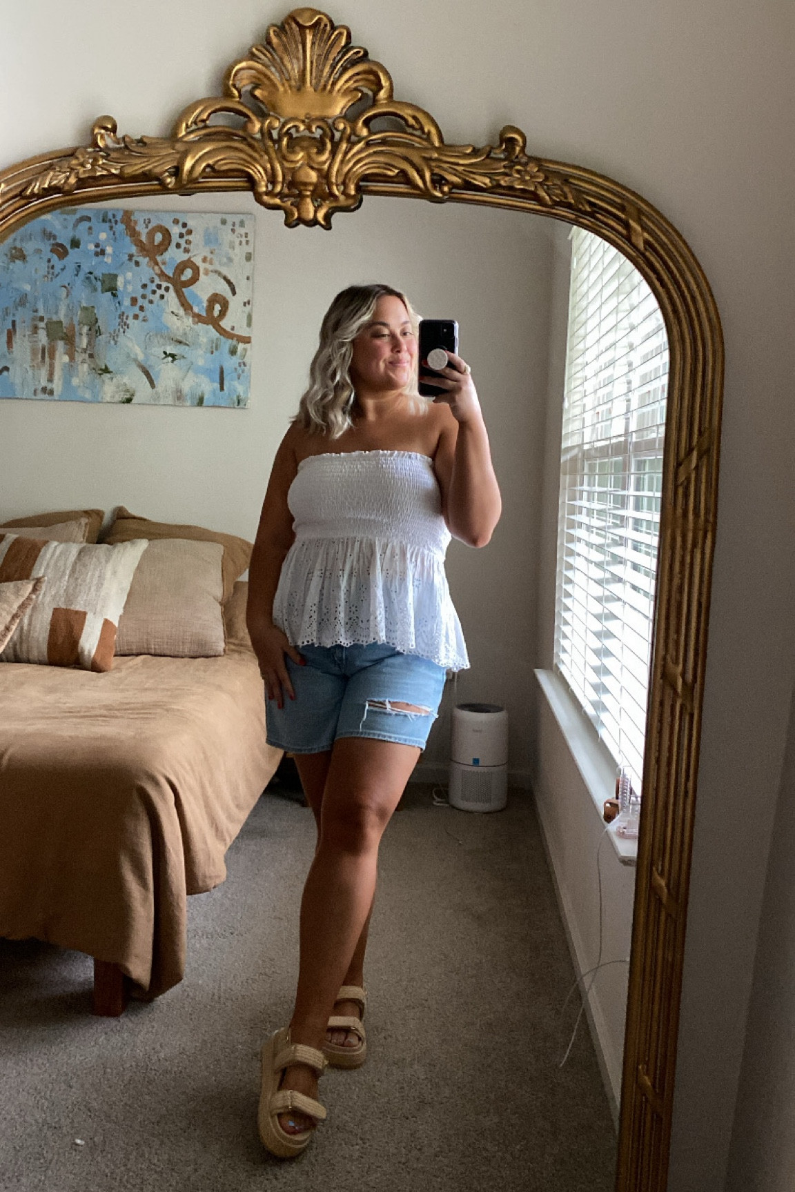 American eagle really popped off this season - shirt and shorts are from there and my shoes are Steve Madden! They’re tooooo cute and go with literally anything I wear! 

#LTKmidsize #LTKwedding #LTKtravel