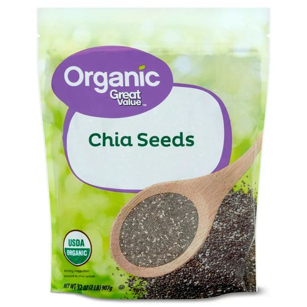 Great Value Organic Chia Seeds, 32 oz - Walmart.com | Walmart (US)