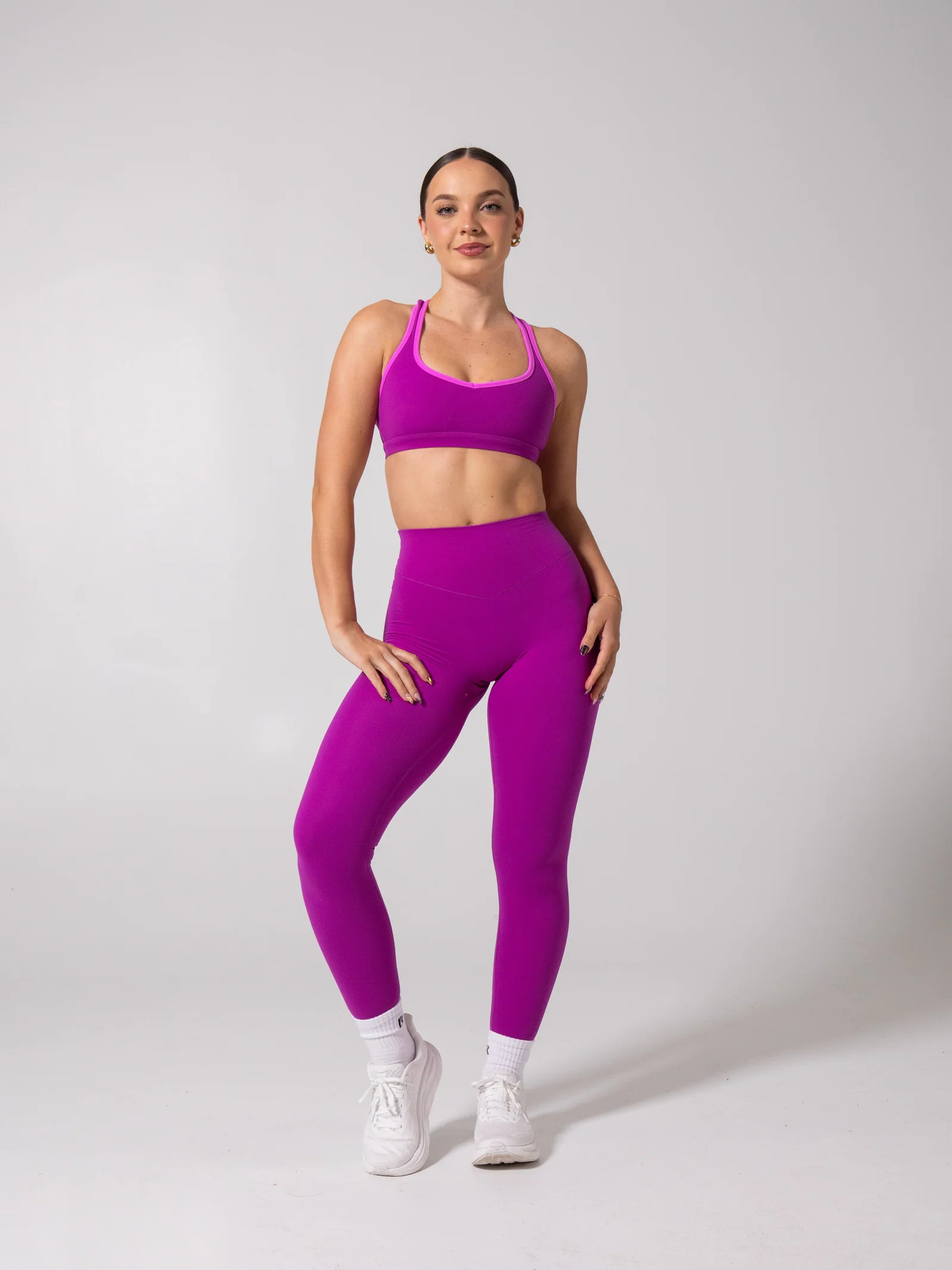 Micro Legacy Legging - Grape Juice | Buffbunny Collection