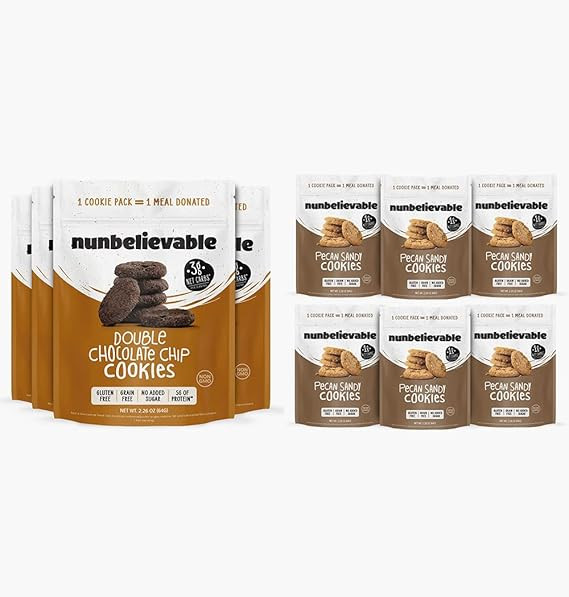 Combination 4-6pk Double Chocolate + Pecan Sandy | Amazon (US)