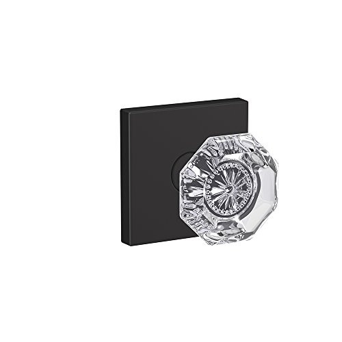 Schlage Custom FC21 ALX 622 COL Alexandria Glass Knob with Collins Trim Hall-Closet and Bed-Bath Loc | Amazon (US)