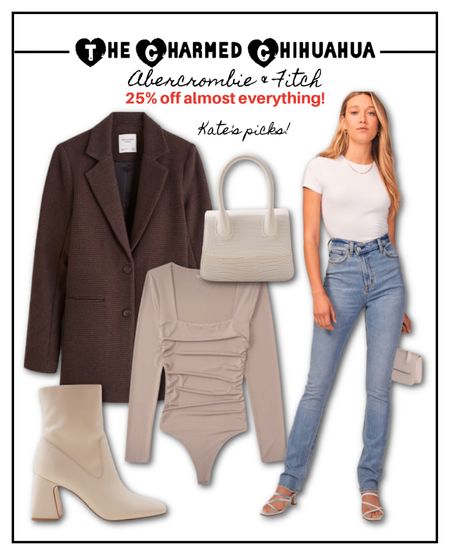 25% off almost everything at Abercrombie & Fitch during the LTK fall sale!

Fall outfit, blazer, bodysuit, booties

#LTKSale #LTKstyletip #LTKSeasonal