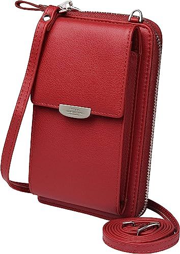 KUKOO Small Crossbody Bag Cell Phone Purse Wallet with Credit Card Slots for Women | Amazon (US)