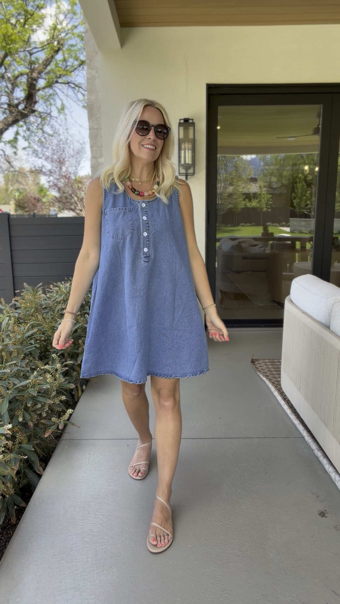 I think this denim dress is perfect for summer! This is a size medium

#LTKgrwm #LTKmomlife #LTKootd