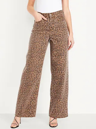 High-Waisted Baggy Wide-Leg Jeans | Old Navy (US)