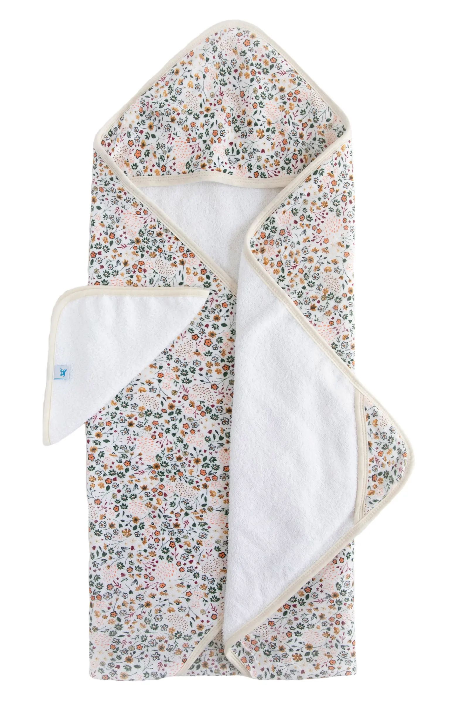 Cotton Muslin & Terry Hooded Towel | Nordstrom