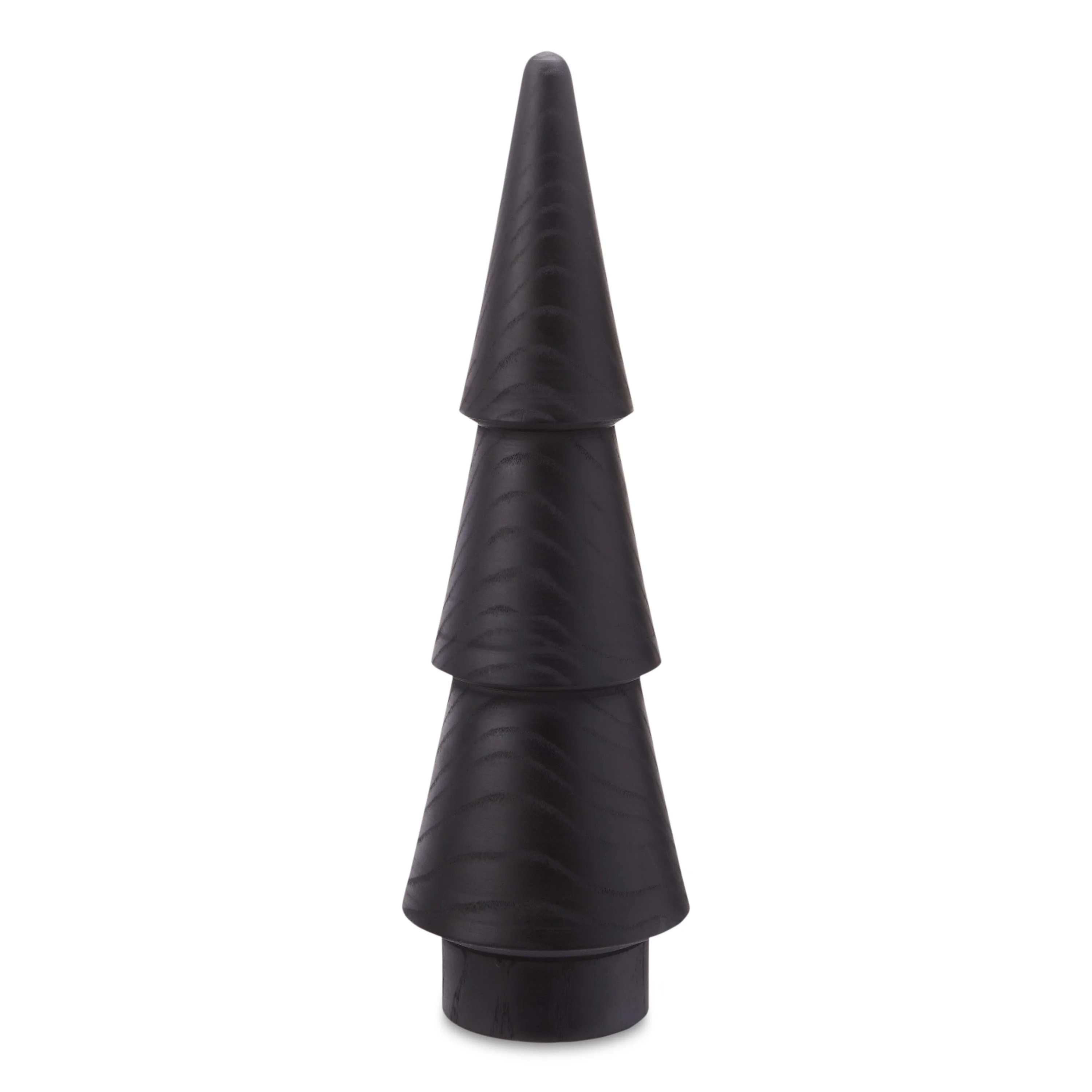 Holiday Time  Christmas Black Tree, Size: 5" X 5" X 15.7";  Material: wax wood 100%. - Walmart.co... | Walmart (US)