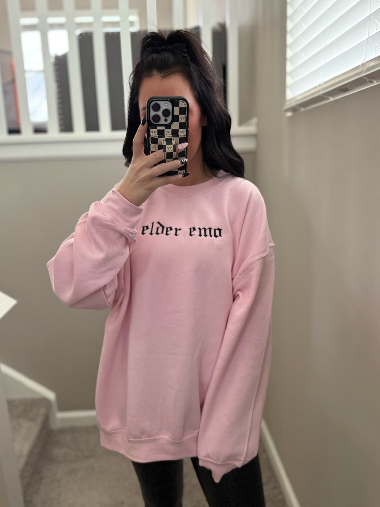 Elder Emo sweatshirt, I sized up to the large

#LTKootd #LTKmomlife #LTKTall