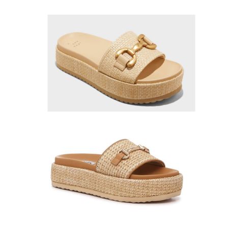Save or Splurge?

One pair is under $35
One pair is on sale for $80

Both have favorable reviews. Platform, Natural Raffia Sandals.

#LTKsalealert