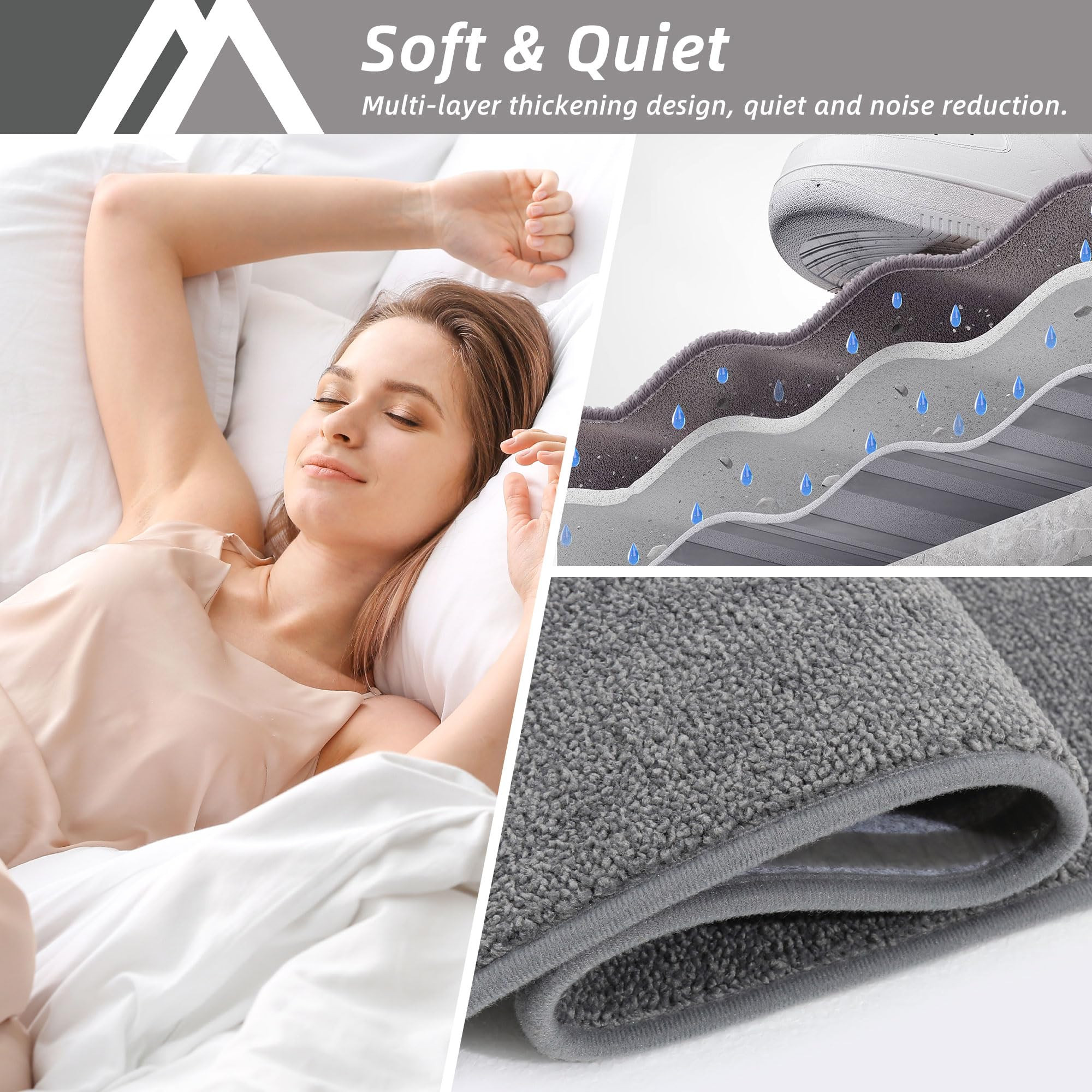 COSY HOMEER Stair Treads Non-Slip Carpet Stair Treads for Wooden Steps, Indoor Stair-Runner Rugs ... | Amazon (US)