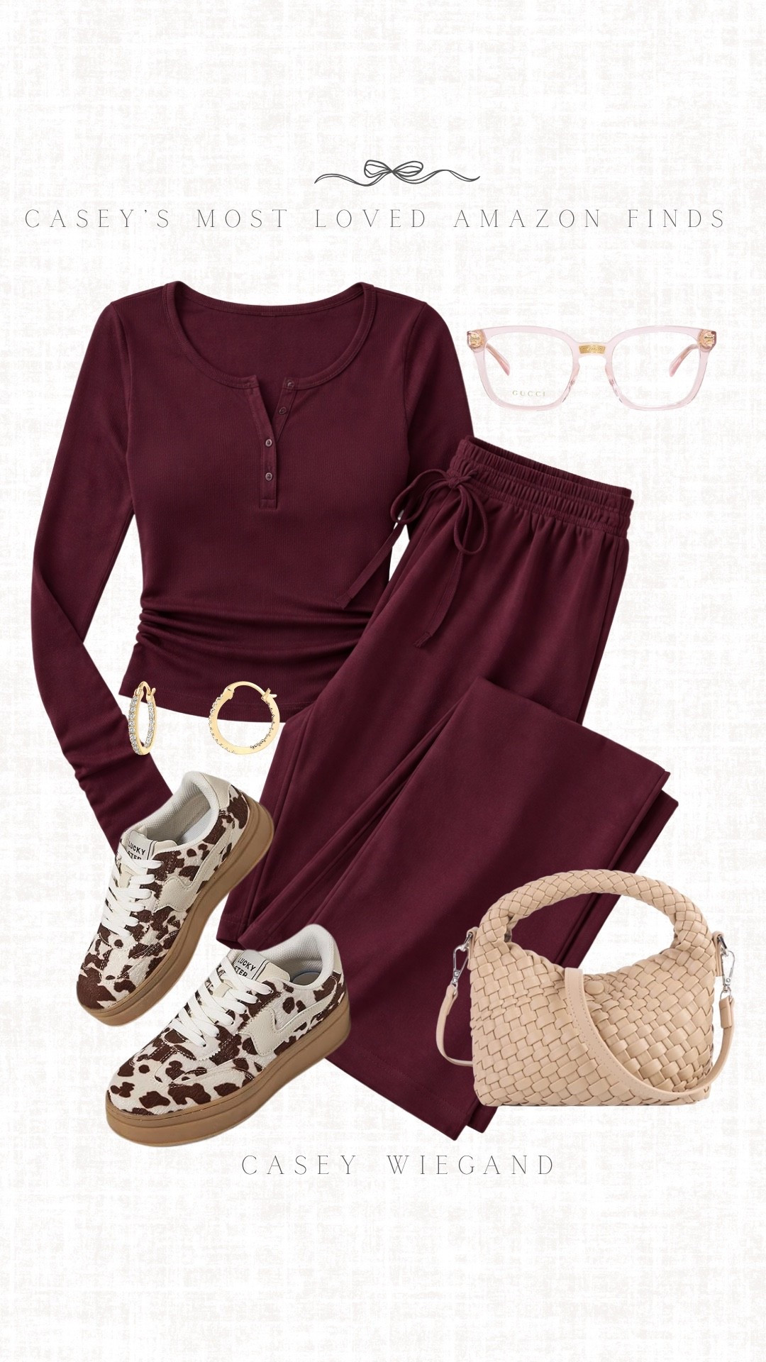 Found the perfect cozy lounge set on Amazon! Loving the maroon and leopard combo. #LoungeChic

#LTKgrwm #LTKootd #LTKdayinmylife