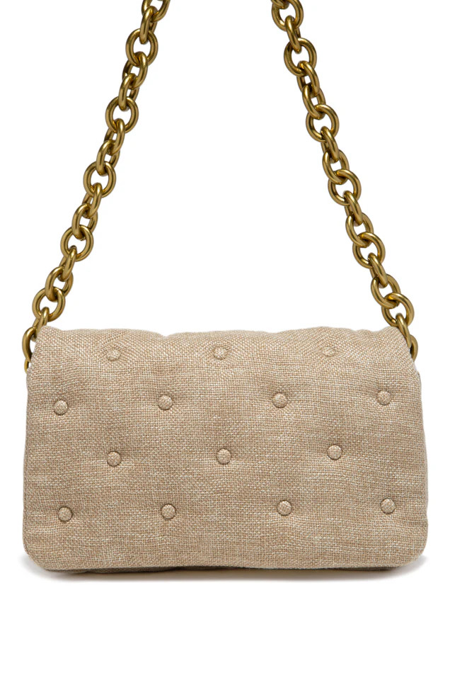Miss Lola | Nude Shoulder Bag | MISS LOLA