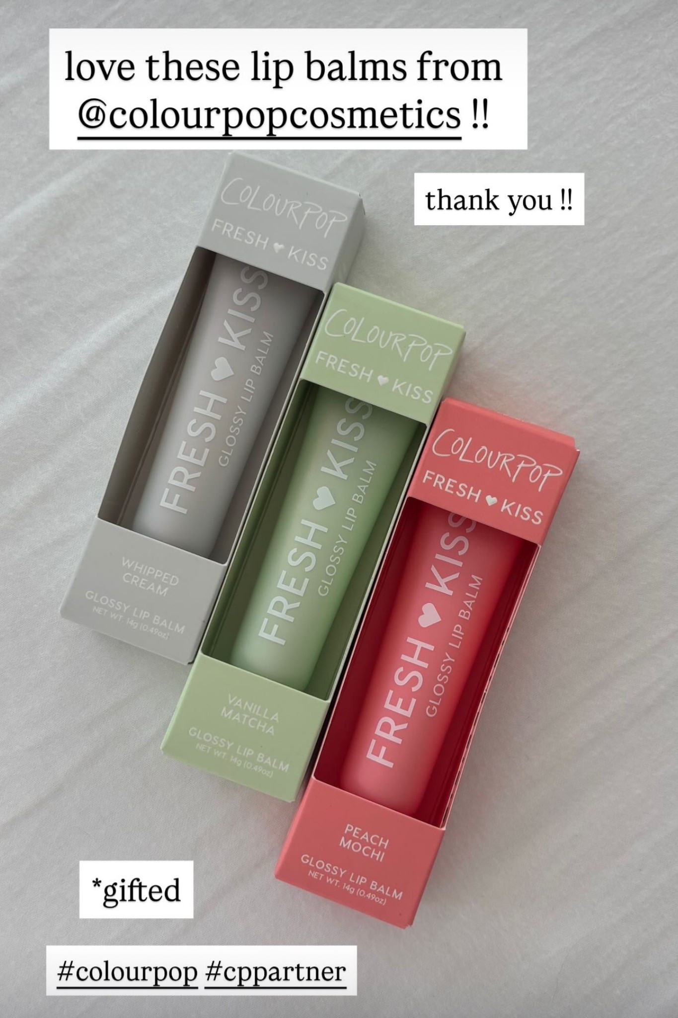 loveee these ColourPop cosmetics lip balms!! so glossy and cleannn 😍 thank you for the gift <3



#LTKBeauty