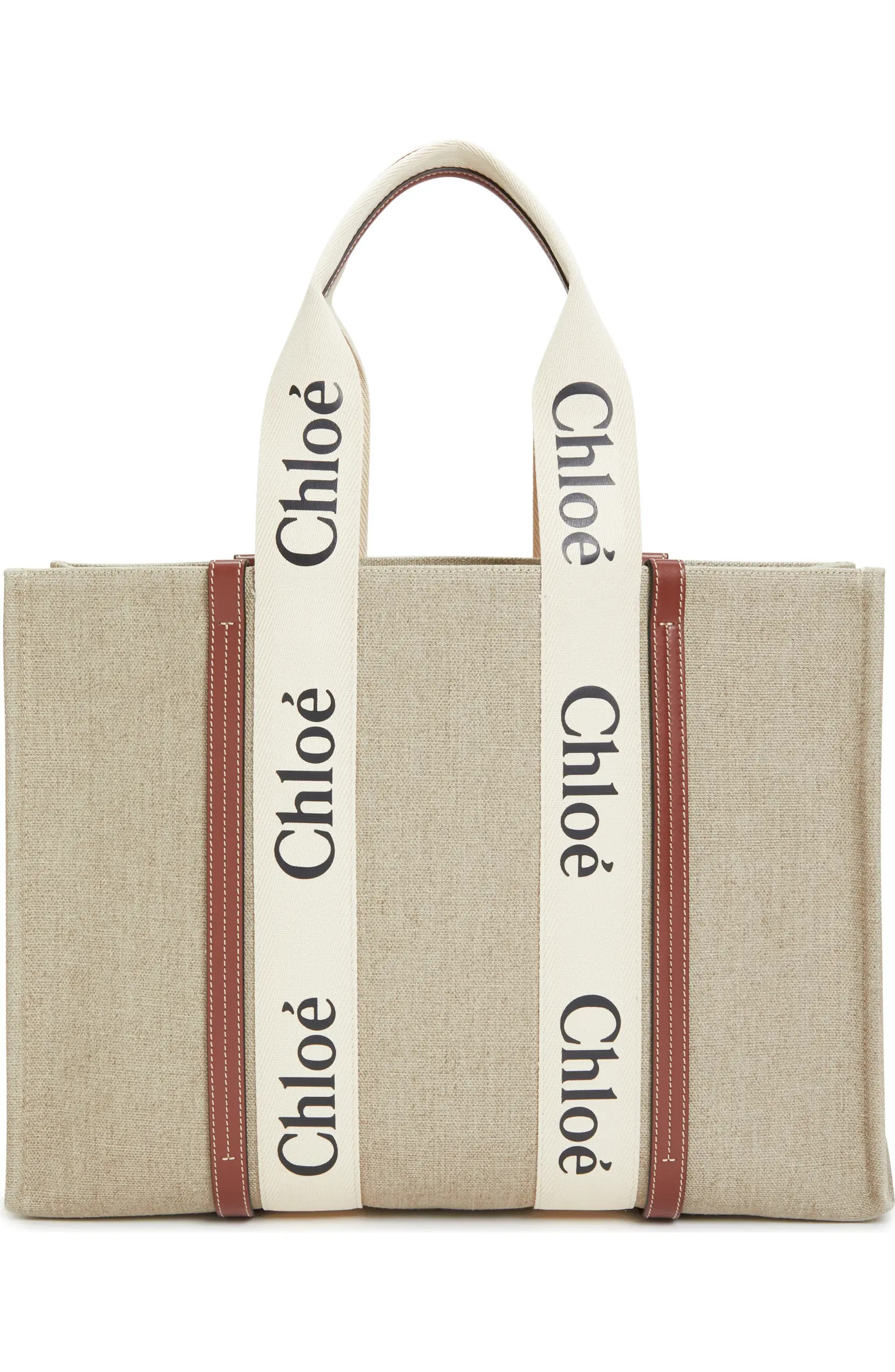 Large Woody Linen Tote | Nordstrom
