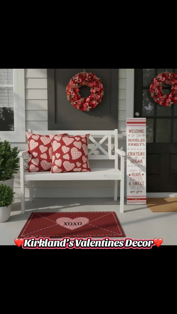 Your porch is the sweetest spot on the block this Valentine’s Day with these finds from Kirklands💗

#seasonaldecor

#LTKHome #LTKSeasonal