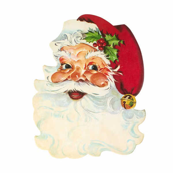 Hester & Cook Die Cut Santa Placemats Pkg/12 | The Container Store