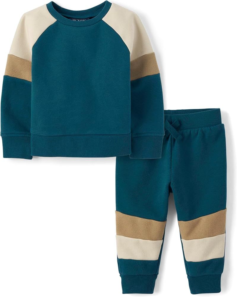 The Children's Place baby boys Sweatshirt and Sweatpant 2 Piece Outfit | Amazon (US)