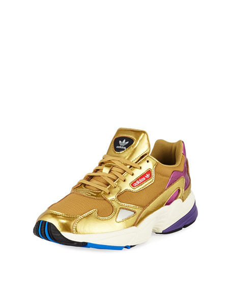 Adidas Falcon Women's Metallic Sneakers | Neiman Marcus