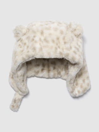 Baby & Toddler Leopard Sherpa Hat | Gap (US)