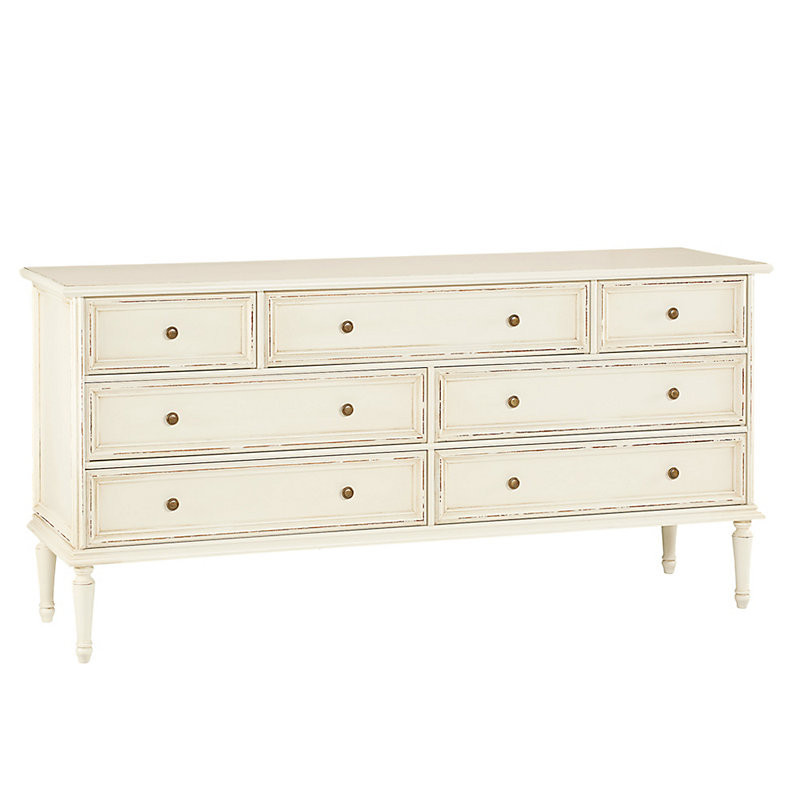 Casa Florentina Emile Dresser - Distressed Off White - Ballard Designs | Ballard Designs, Inc.