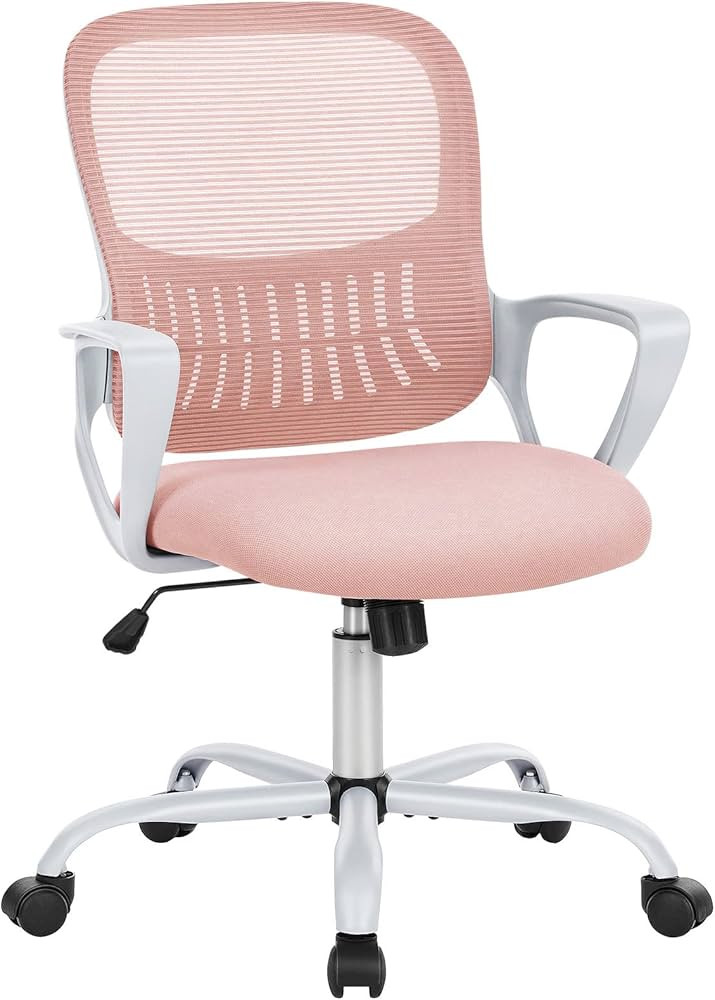 SMUG Office Desk Chair Ergonomic Mesh Computer Gaming with Larger Seat, Executive Height Adjustab... | Amazon (US)