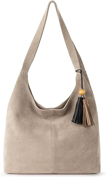The Sak Huntley Hobo Bag - Premium Leather Women's Purse for Everyday & Travel - Large Handbag wi... | Amazon (US)