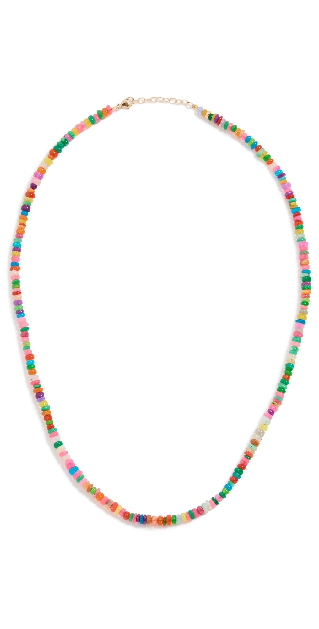 Rainbow Smooth Large Opal Necklace | Shopbop