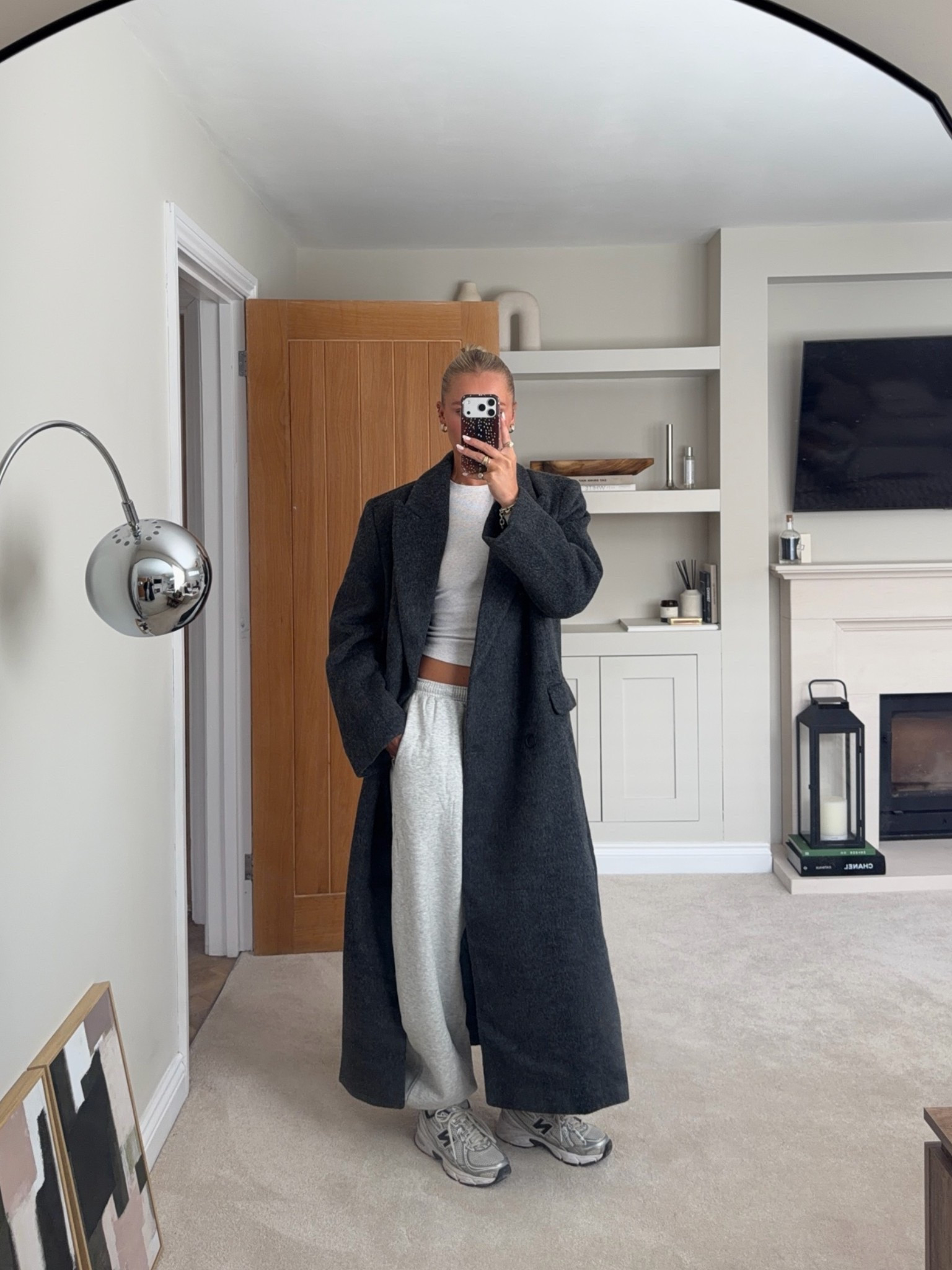 this coat is 50% off right now!!!🤍🛒