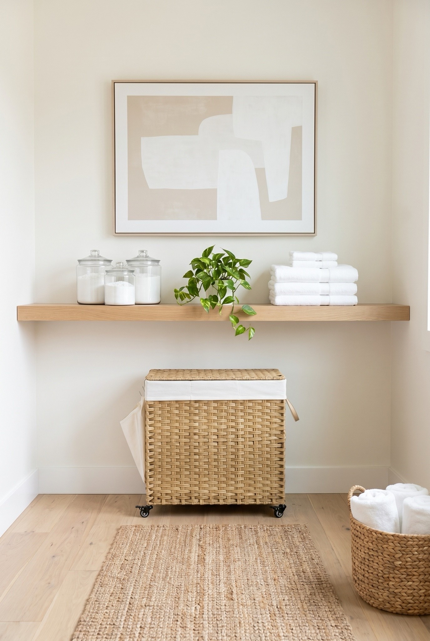 🤎 Stop sorting laundry at wash time. This rolling 3-compartment hamper keeps everything organized, looks gorgeous, and makes laundry day so much easier. Trust me—you’ll wonder how you lived without it! 🧺✨

#LTKdayinmylife #LTKmomlife #LTKHome