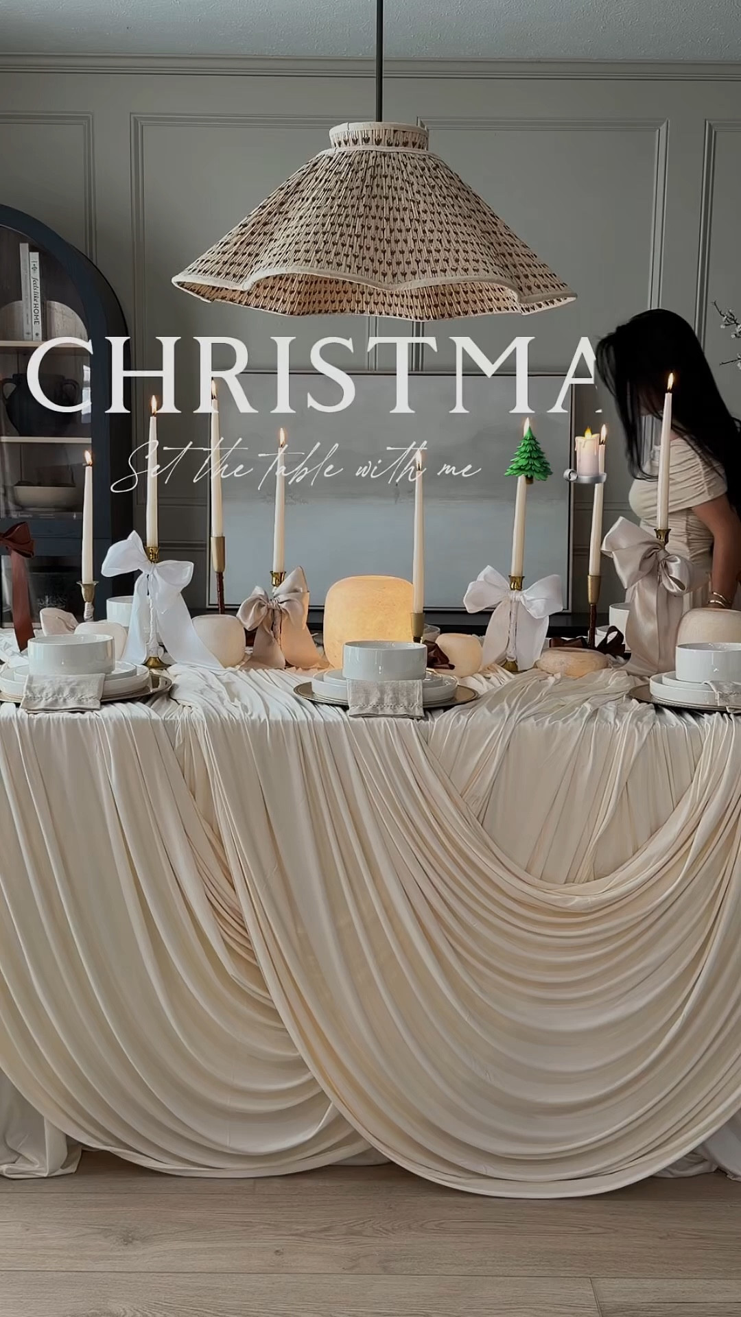 Set a Magical Christmas Table With Me ✨



✨ There’s something truly magical about how a Christmas tablescape can transform a room into a cozy, festive space. Every detail — from the candles to the ribbons — tells a story and makes the season feel even more special. ❤️🎄

If you’re looking for Christmas table inspiration or want ideas to elevate your holiday home decor, this setup is for you! 🍽️✨

#christmastablescape #christmasdecor #holidaytablescape #tablescapedecor
#christmasinspo #holidaydecor #christmasaesthetic #homedecorinspo #holidayhome #christmas2025 #taclescapeideas #christmasstyle #festivetable #cozychristmas