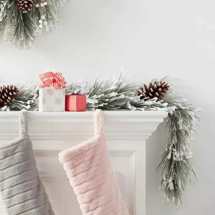 72" Flocked Garland - Threshold™ | Target