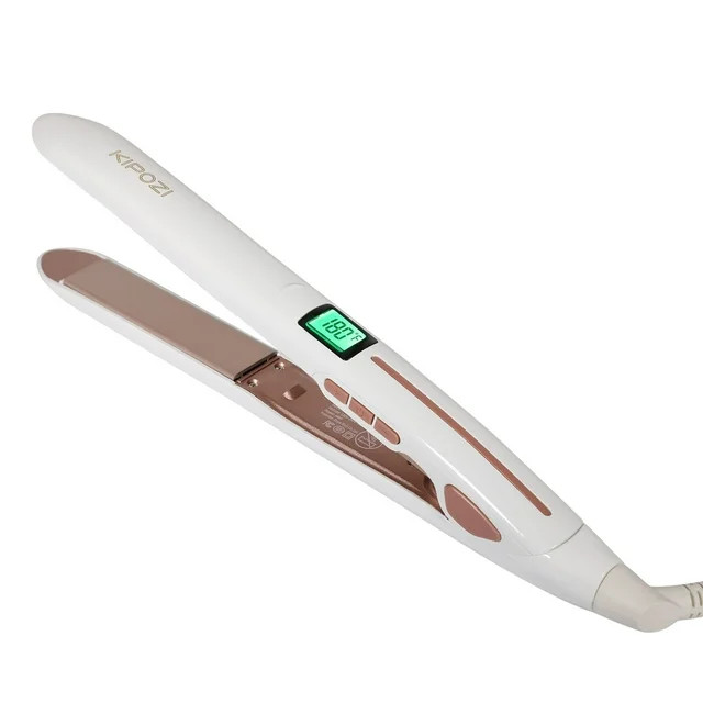 KIPOZI Professional Negative Ion Hair Straightener, Anti-Static Flat Iron with Floating Titanium ... | Walmart (US)