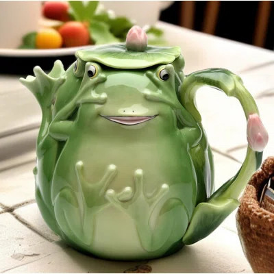 Almon Fairy Frog 0.75qt. Teapot | Wayfair North America
