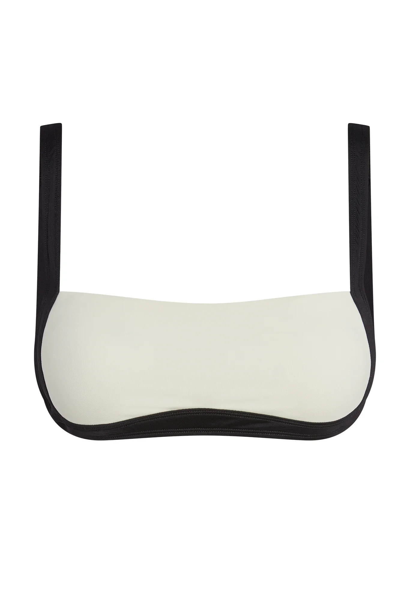 Santorini Top - Ivory/Black | Monday Swimwear