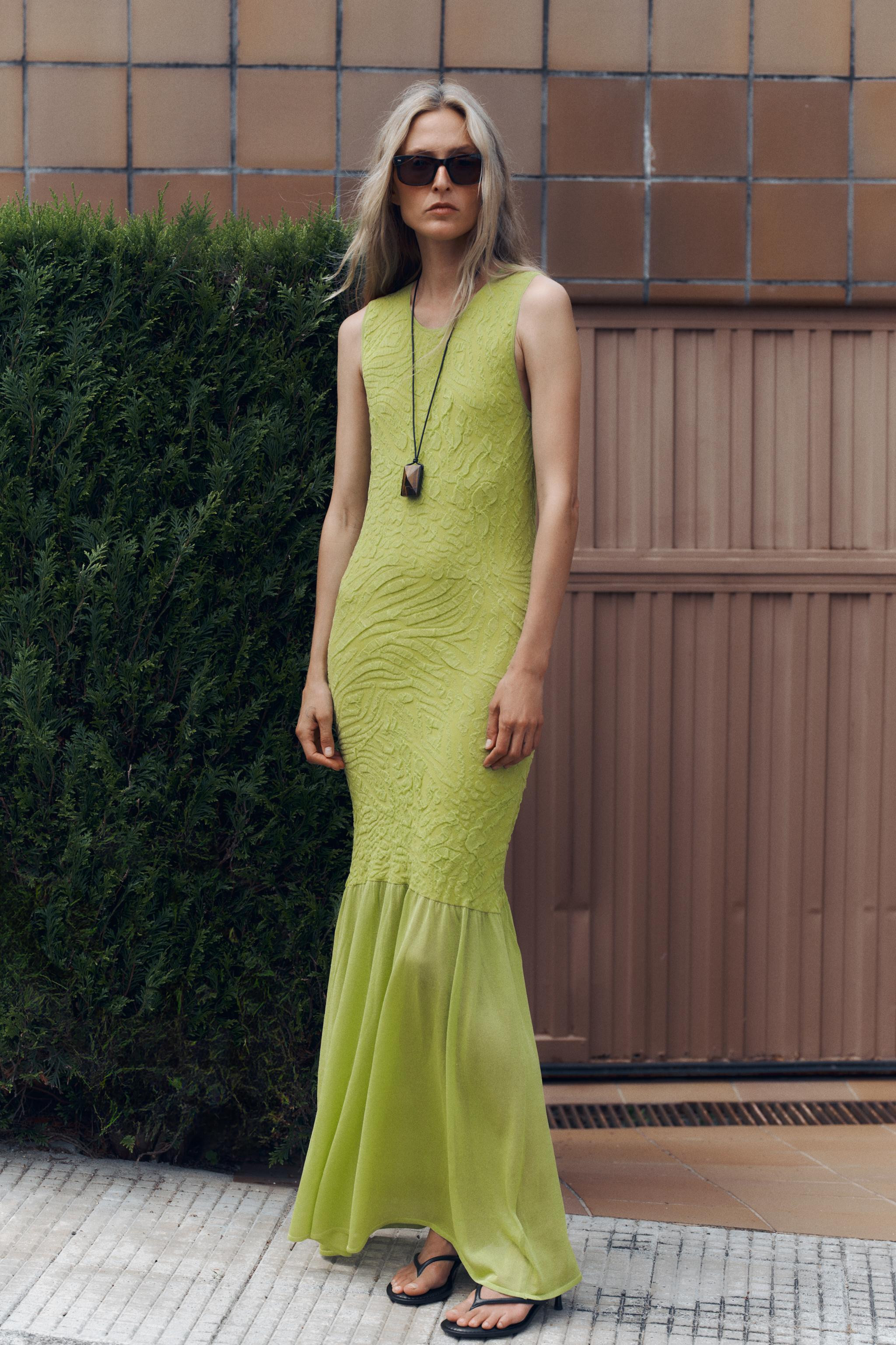 COMBINATION KNIT DRESS | Zara US