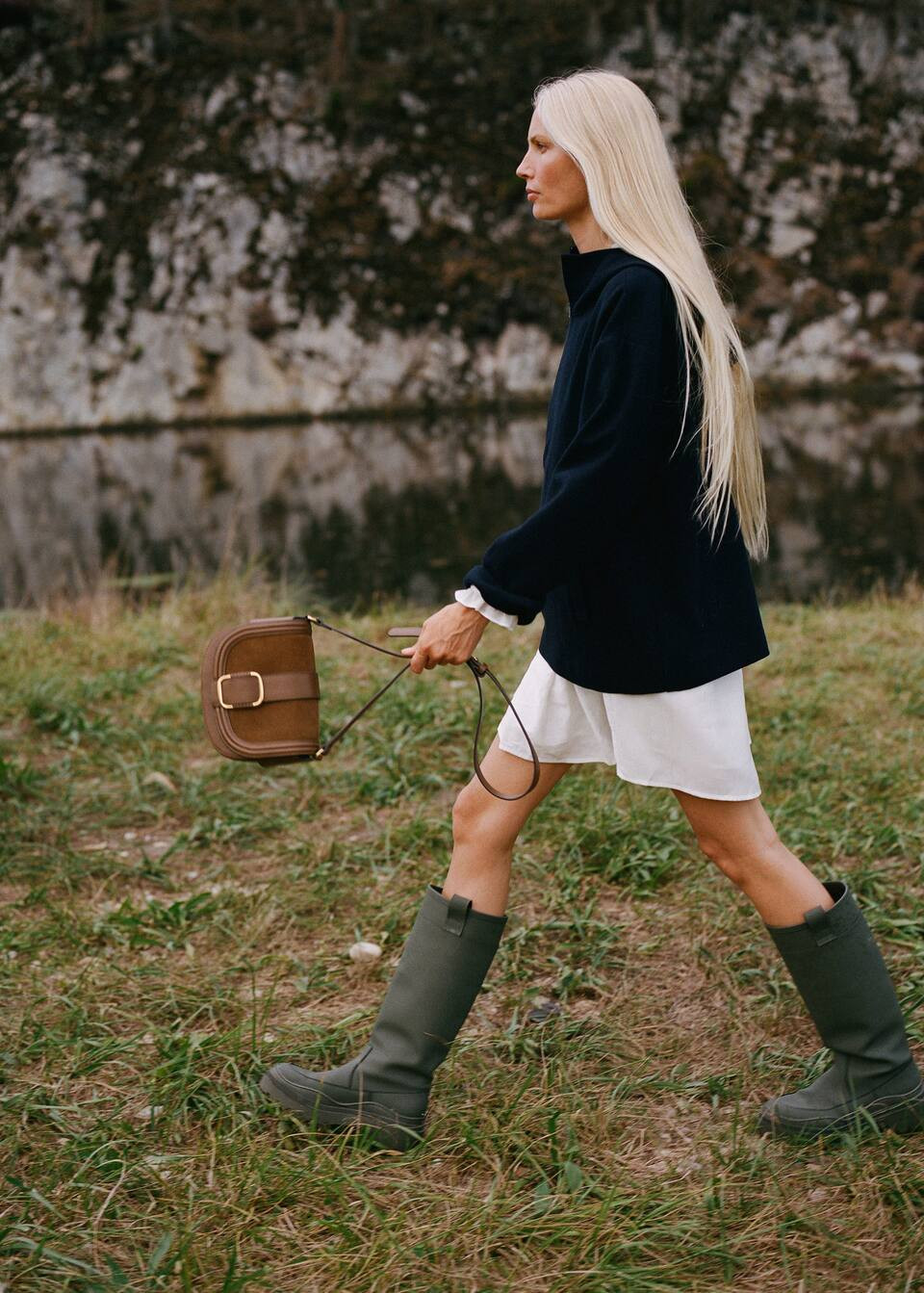 Buckle leather bag | MANGO (US)