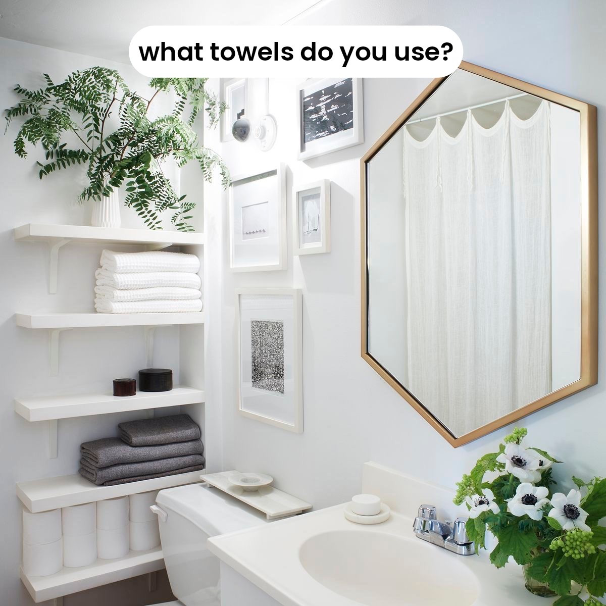 i strongly dislike thick cotton towels. they take up way too much space and take too long to dry. i prefer thin japanese cotton style towels. they're super soft, and i can fit them all on my open shelves in my bathroom which functions as a linen closet in my tiny 335 sqft studio apartment. 
