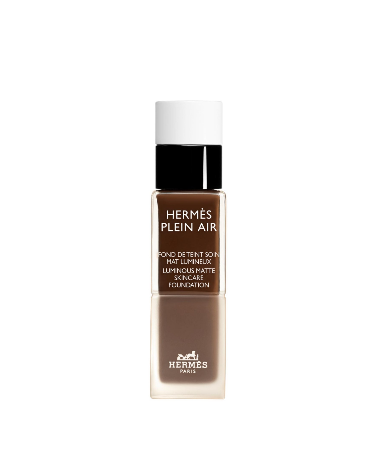 HERMES Plein Air Luminous Matte Foundation, 1.11 oz. - 97N ÃbÃ¨ne is a neutral deep ebony brown | Macy's