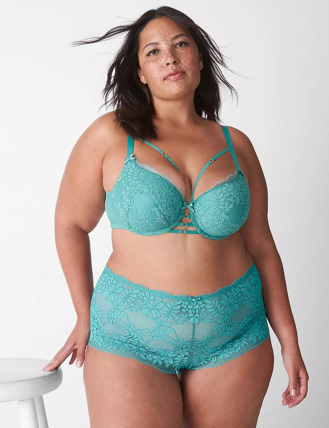 Lace Cheeky Short Panty | LaneBryant | Lane Bryant (US)