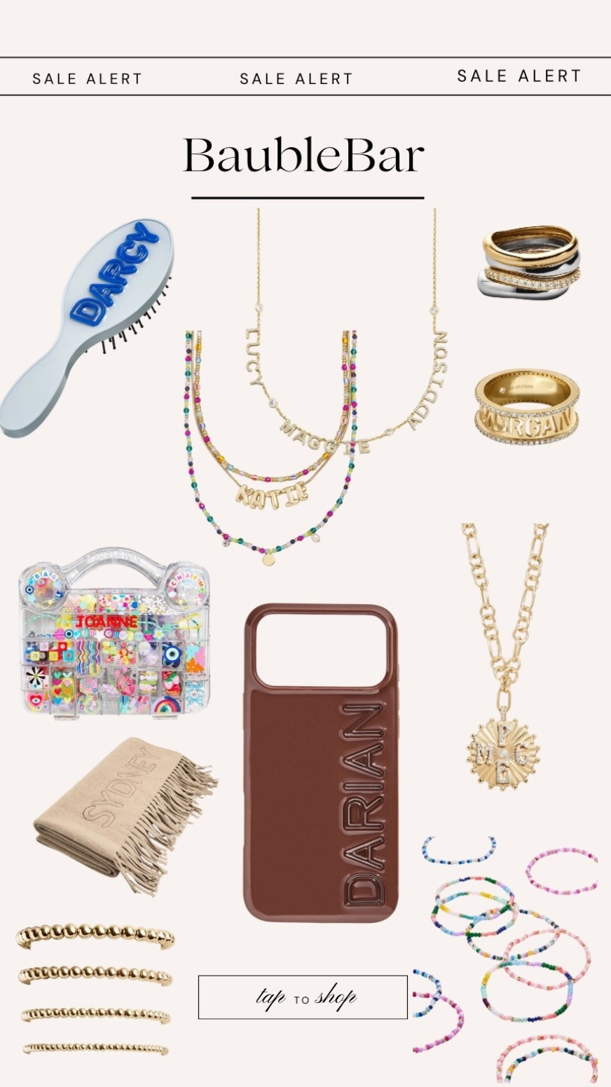 Gift guide – gifts for the jewelry lover, gifts for her, teacher gifts, gifts for daughter. Take 30% off site wide and 20% off custom gifts. $10 stackable bracelets!  #Baublebar

#LTKSaleAlert #LTKCyberWeek #LTKGiftGuide