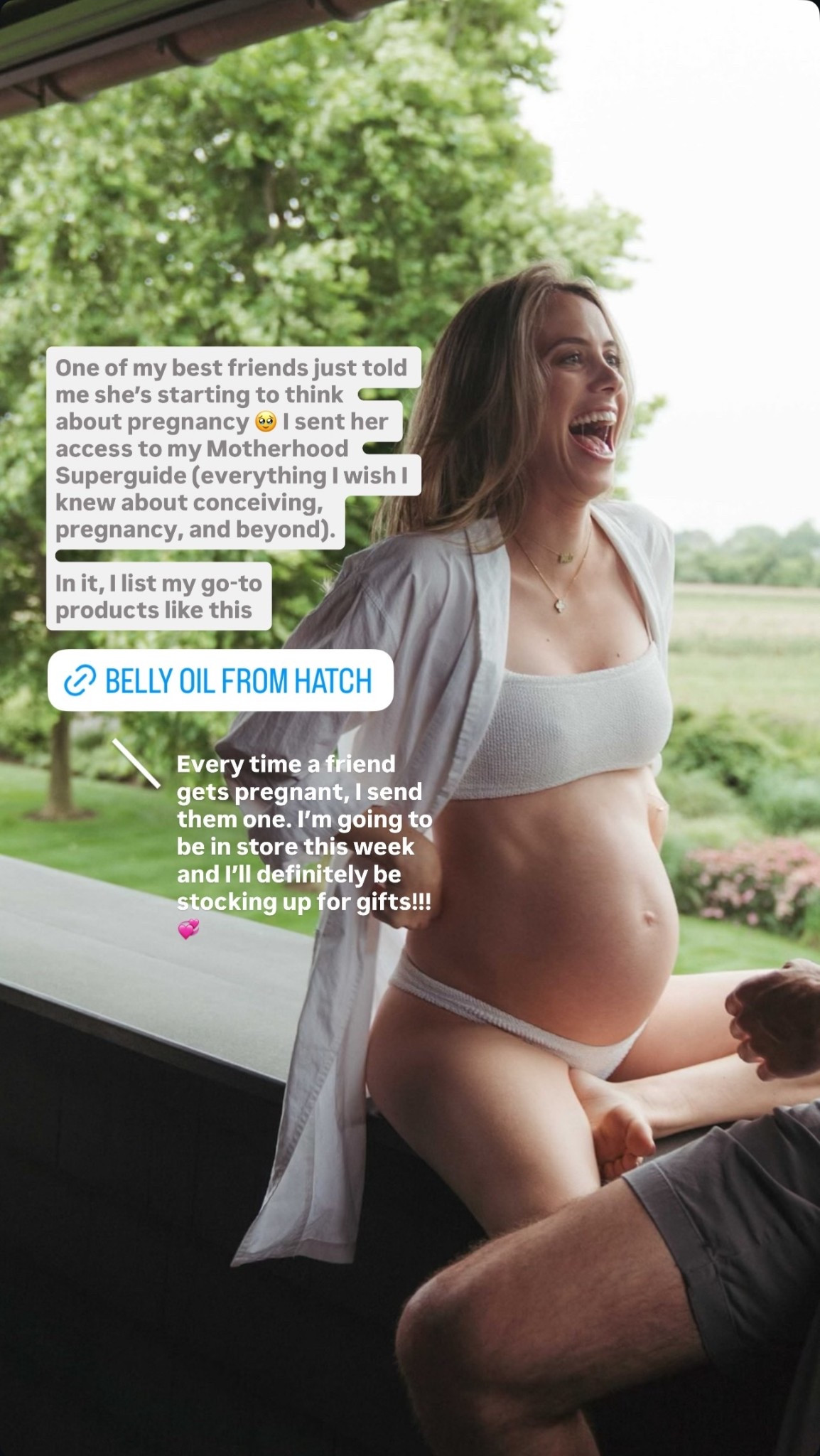 Every time a friend gets pregnant, l send them this belly oil from Hatch. Someone did the same for me and it felt so special! 🥹

#LTKmomlife #LTKBump #LTKBaby