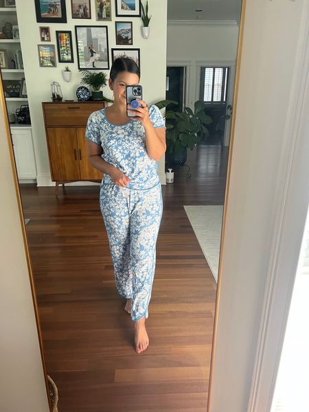 One of my favorite pairs of pajamas ever - so soft and comfy! I usually get a small but I sized up to a medium in this pair for a cozier fit. On sale now!!!

#LTKFind #LTKsalealert #LTKunder100