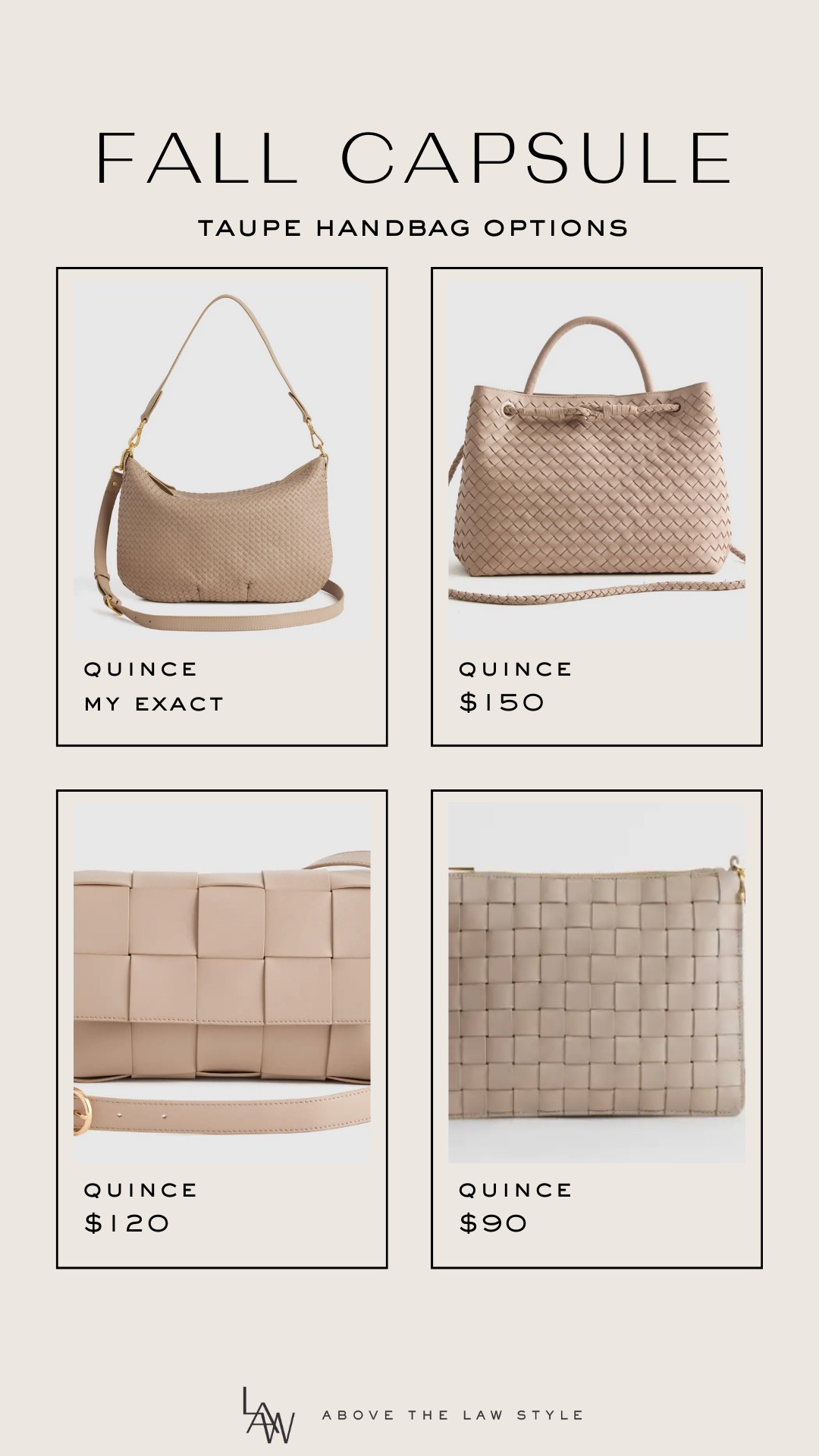 Winter Capsule: Taupe Handbag

#LTKOver40 #LTKItBag #LTKStyleTip