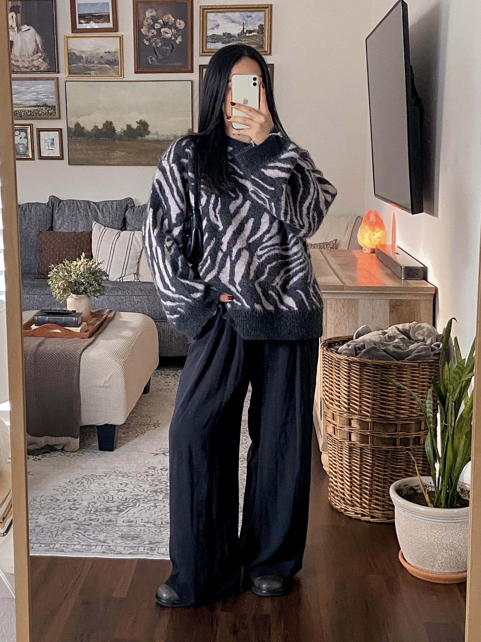 styling my monthly pick (the sweater) from my rent the runway subscription ✨ i linked the items i was able to find! 💕check out rent the runway (link in bio on IG) and use code RTRXJMELGOZA50 for a big discount!! rent the runway • monthly clothing subscription ➡️ https://www.renttherunway.com/?utm_source=affiliate&utm_medium=cirqle&utm_campaign=jessicamelgoza_&utm_term=560855 ✨ // Rent the Runway finds, Rent the Runway favorites, affordable luxury fashion, designer fashion rental, Rent the Runway must haves, Rent the Runway deals, Rent the Runway outfits 2025, trending fashion haul, Rent the Runway closet, Rent the Runway styles, Rent the Runway haul, Rent the Runway review, Rent the Runway fashion, Rent the Runway outfits, designer clothing rental, try on haul 2025, Rent the Runway try on, fashion haul video, Rent the Runway dresses, how to style Rent the Runway, Rent the Runway pieces, affordable designer fashion, outfit inspo 2025, clothing rental review, designer haul, zebra print sweater outfit, oversized zebra sweater, comfy fall outfit, cozy fall outfit idea, wide leg trousers outfit, moto boots outfit, edgy fall style, y2k bag outfit, casual fall fashion 2025, comfy cozy fall outfit, relaxed fall outfit, trendy fall street style, neutral fall outfit aesthetic, everyday fall outfit inspo, amazon fall fashion finds, cozy sweater outfit, statement sweater fall style, zebra print trend, wide leg pants fall outfit, moto boot styling, y2k accessory style, comfy casual fashion, fall wardrobe essentials, chic relaxed outfit, fall layering inspo, casual ootd vibes, fall outfit aesthetic, fall fashion inspiration, cozy chic outfit, effortless fall style, daily fall outfit inspo, comfy style aesthetic, minimal fall neutrals, cool girl fall style  

 #LTKCyberWeek #LTKGiftGuide #LTKHoliday