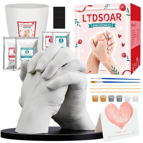 LTDSOAR Hand Casting Kit for Couples & Family with Practice Kit with Base | Amazon (US)