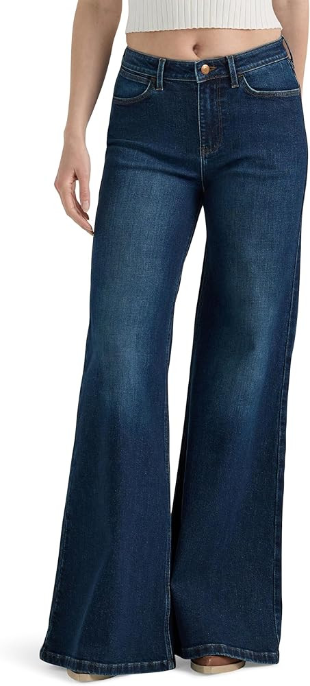 Wrangler Women's Wide Leg Flare Jean | Amazon (US)