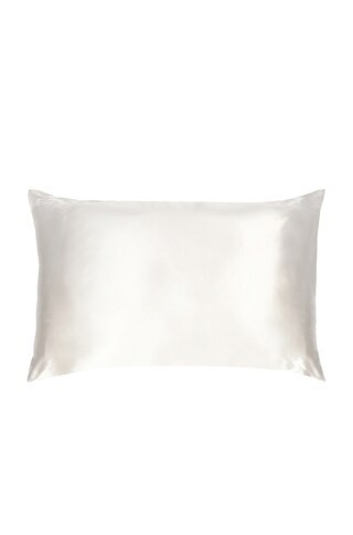 slip King Pure Silk Pillowcase in White - White. Size all. | FWRD 