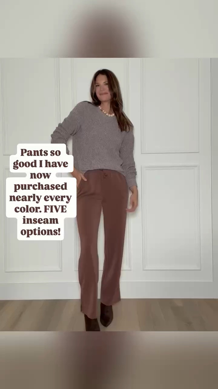 Pants so good I’ve bought nearly every color! With FIVE inseam options, finding the right length is finally not a struggle. These are a serious win for tall girls!

Tall girl pants, Pants with length options, Five inseam options, Long inseam pants, Tall friendly clothing, Pants for tall women, Comfortable pants, Everyday pants, Tall girl fashion, Versatile pants, Long leg approved, StangandCo
