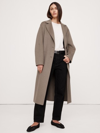 Oversized Double-Faced Top Coat | Banana Republic (US)