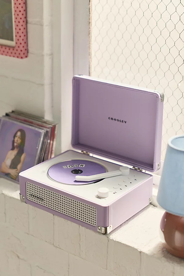 Crosley Cruiser Portable CD Player in Lavender at Urban Outfitters | Urban Outfitters (US and RoW)